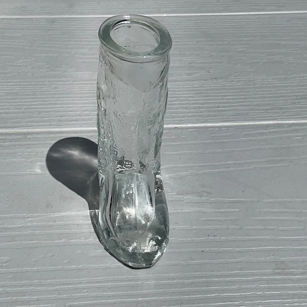 Jim Beam Shot Glasses Gentleman Boot 1970’s 3” tall